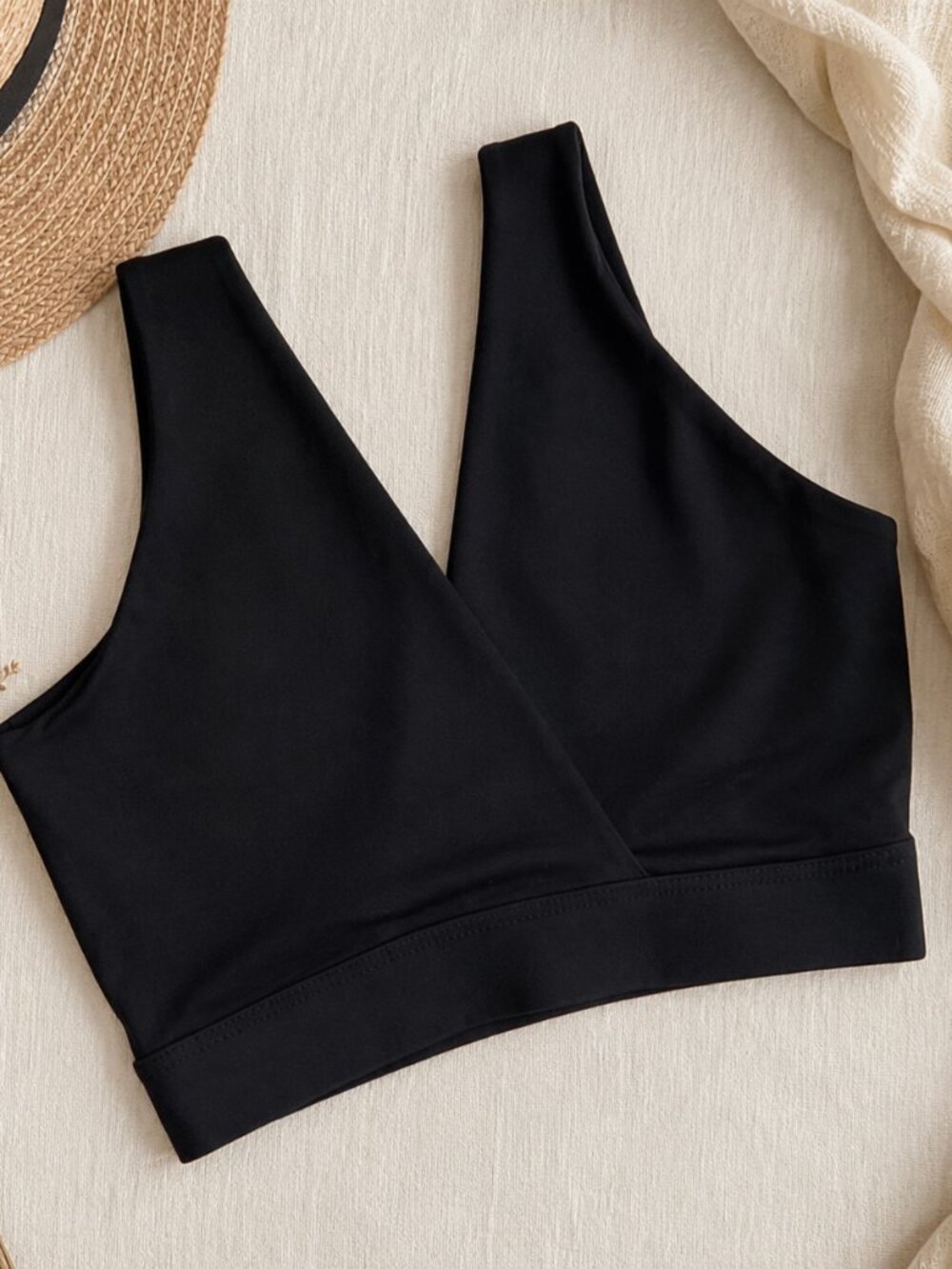 Nyssa FourthWear Postpartum Recovery Bralette Black L/XL Wireless Bra